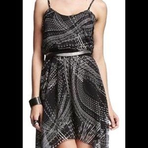 Express B&W High Low Dress